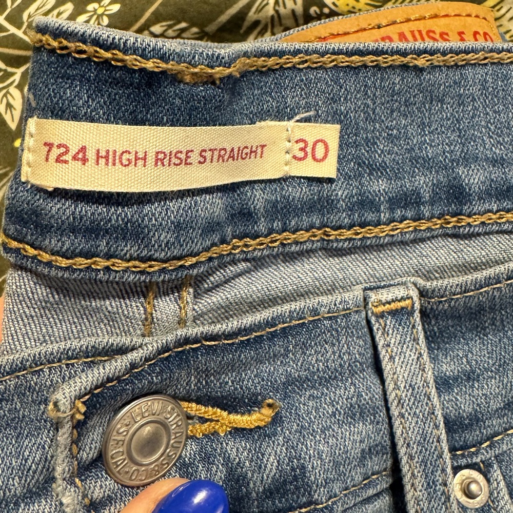 Levi's 724 High Rise Straight - Picture 2 of 8